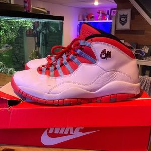Jordan retro 10 ‘Chicago flag’ size 10